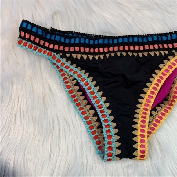 NWOT Bar III Be Weave It Bikini Bottom Small - Picture 2 of 10